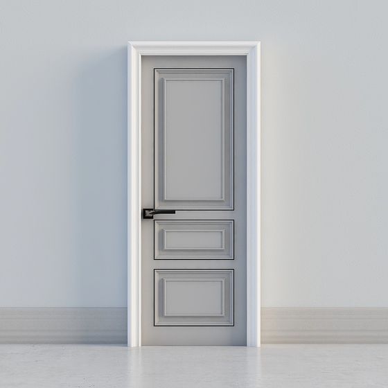 City Door 3D Model in Modern Minimalist Design