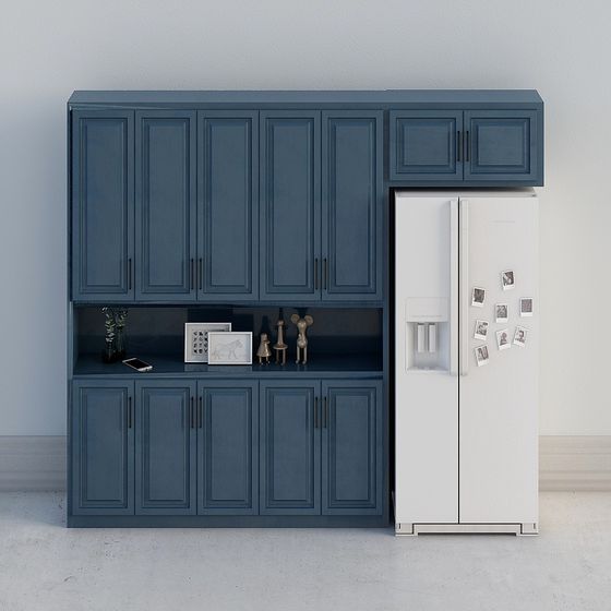 Urban Kitchen Cabinet 3D model