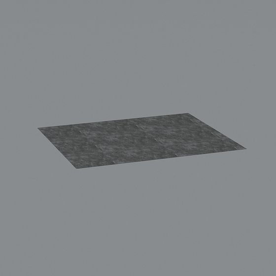 Concrete Slab Low-Poly 3D Model