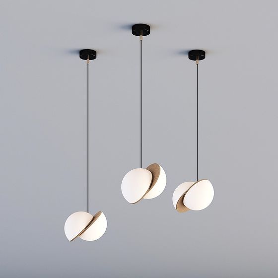 Sphere Harmony Pendant Light 3D model