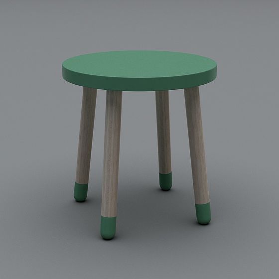 Stylish Round Table 3D model for Modern Spaces