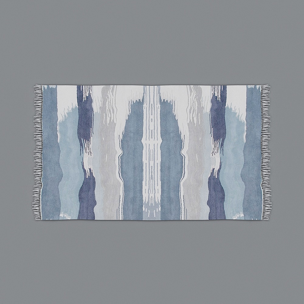 Watercolor Flow Carpet 3D model
