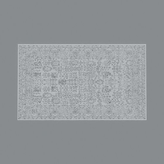 Vintage Carpet 3D model with Elegant Design