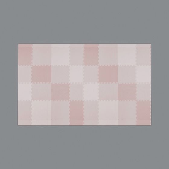 Gingham Floor Mat 3D model
