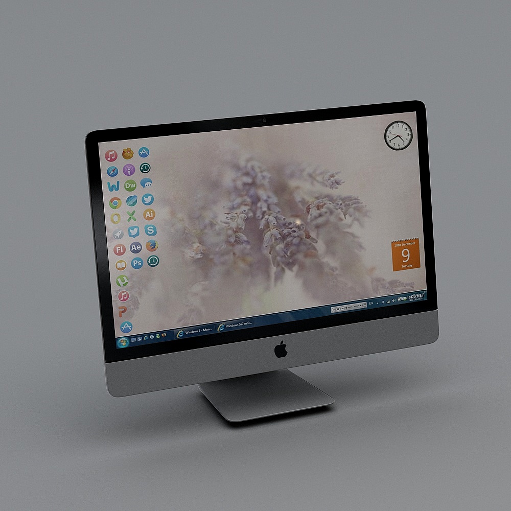 Ordinateur de bureau Apple Mac-Blanc