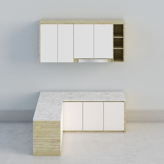 Urban Corner Cabinet 3D model