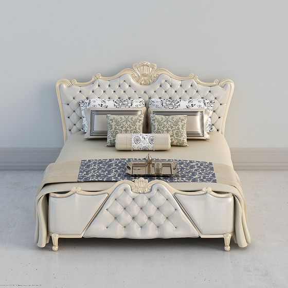 Royal Elegance Bed 3D model