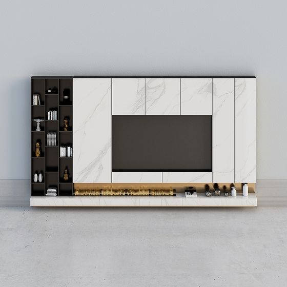 Stylish 3D Model TV Cabinet for Modern Homes