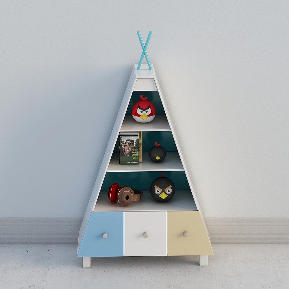 Giá sách tủ kết hợp