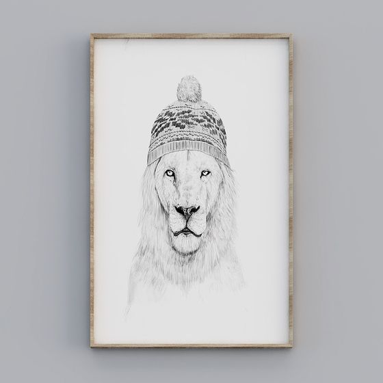 Cool Lion 3D Model - Realism Meets Low Poly Art
