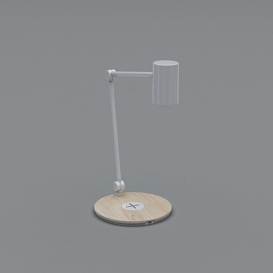 Stylish Low-Polygon Table Lamp 3D model