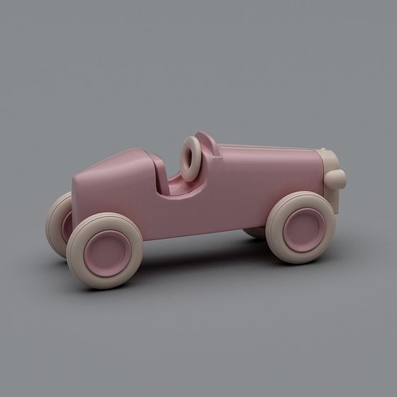 Retro Toy Car 3D model