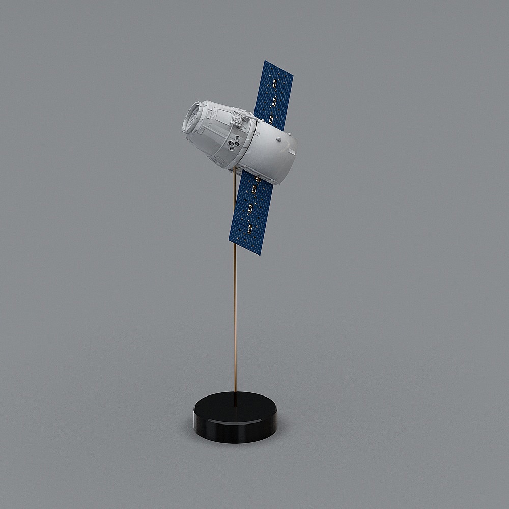 Futuristic Space Explorer 3D model