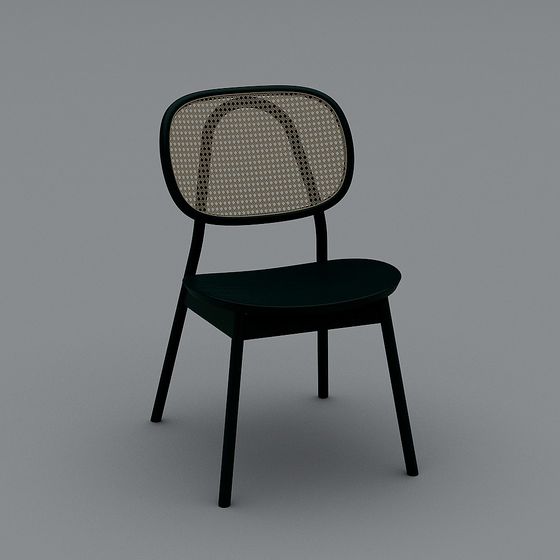Stylish 3D Chair Model with Unique Charm