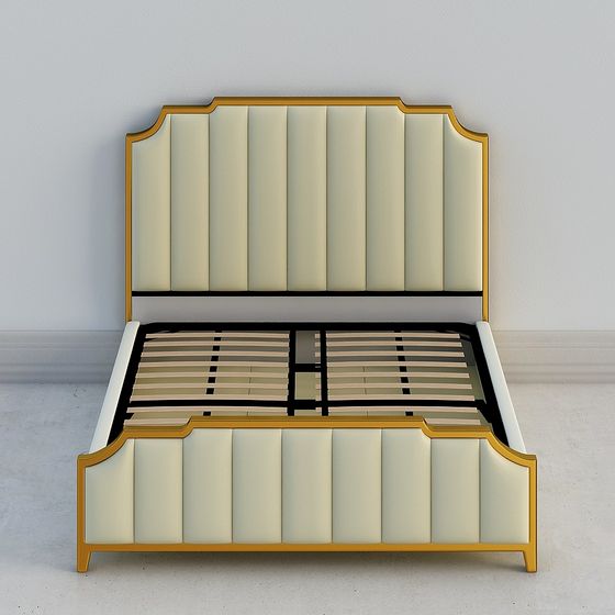 Elegance Bed 3D model for Contemporary Homes