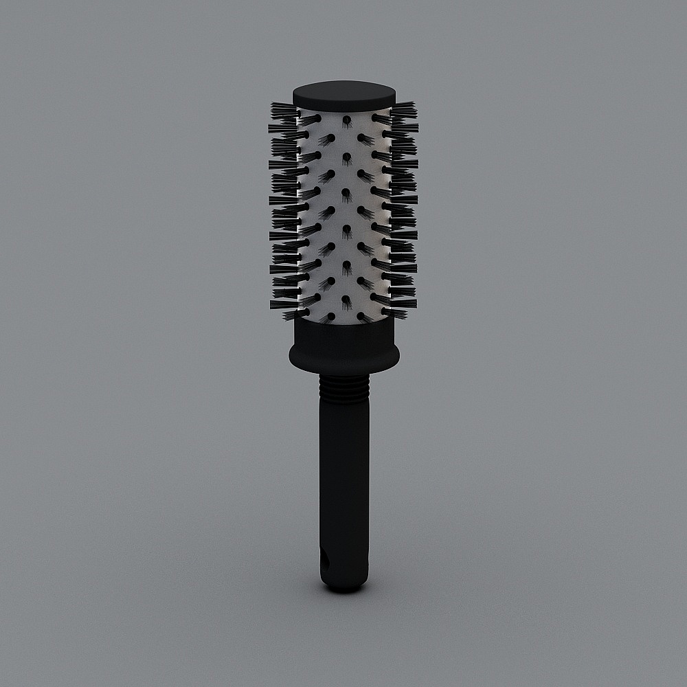 Vintage Hairbrush 3D Model
