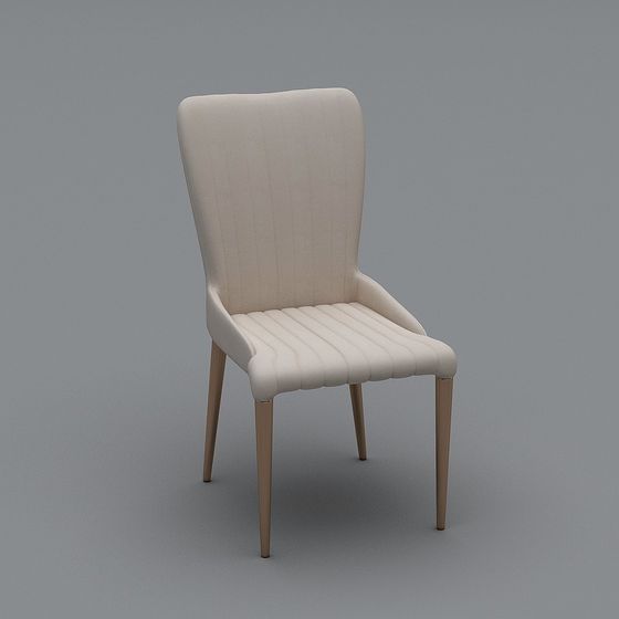 Sophisticated Dining Chair 3D model for Stylish Interiors