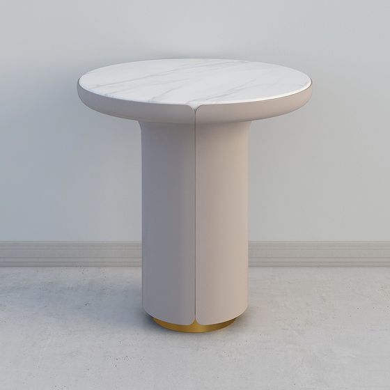 Elegant Round Table 3D model for Modern Interiors