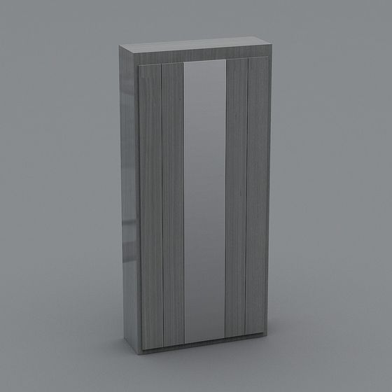 Stylish Minimalist Storage Cabinet 3D model