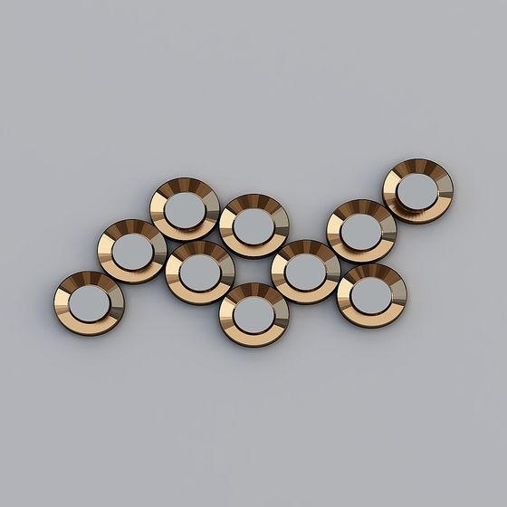 Elegant Low-Poly Gold Ring 3D model