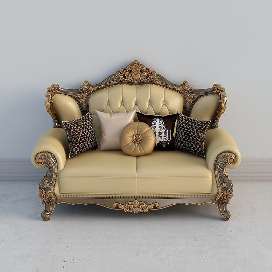 Luxurious Artistic 3D Sofa Model