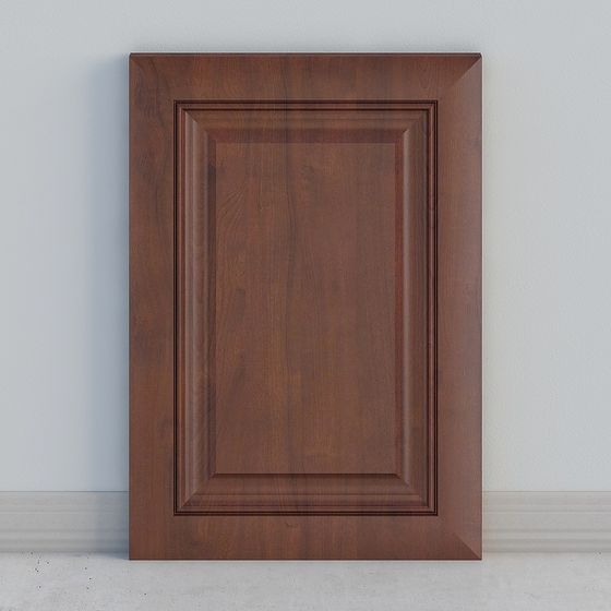 Classic Wooden Door 3D model Design