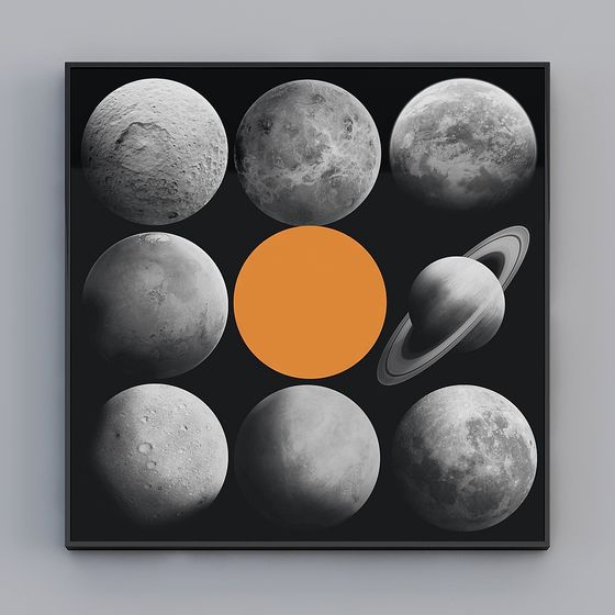 Planet Series 3D Model Collection