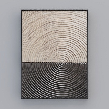 Gloriosas Pinturas Finas - Moderno y Sencillo - L-13751-S- Pinturas decorativas de patrones abstractos