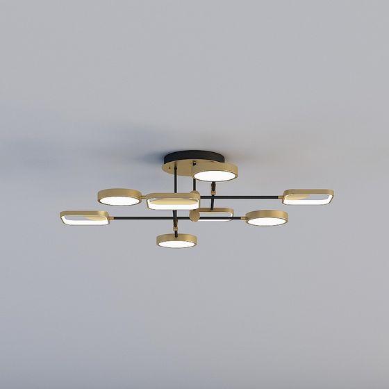 Modern Flush Mounts,Earth color+Black