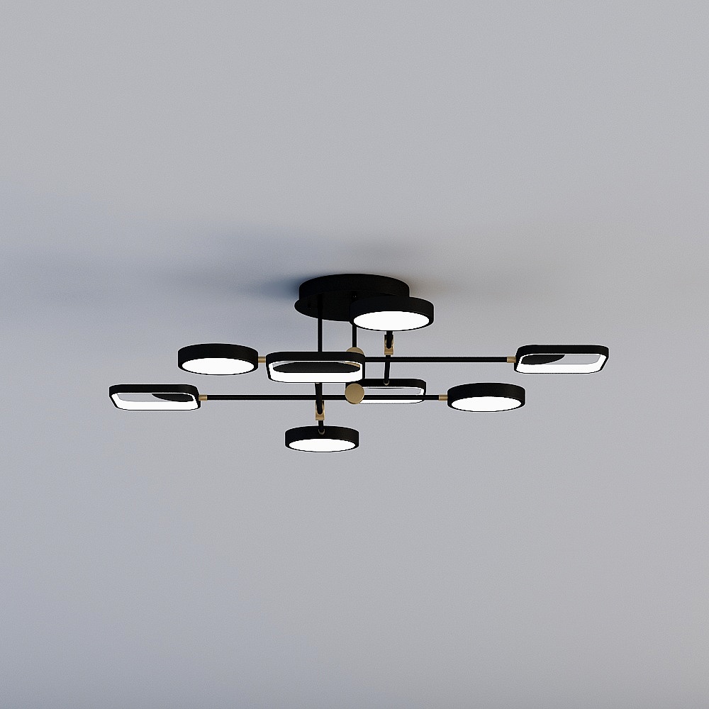 Urban Elegance Pendant Light 3D Model