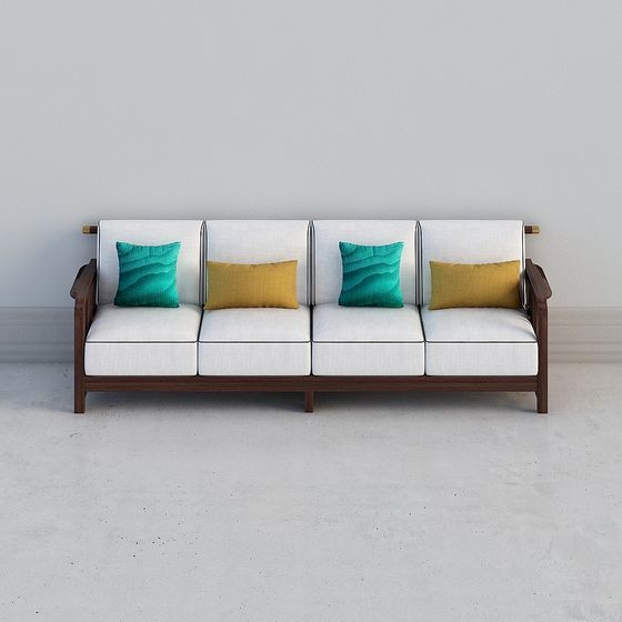 家居 - 新中式 - A019 - 四人座 (布料套色)