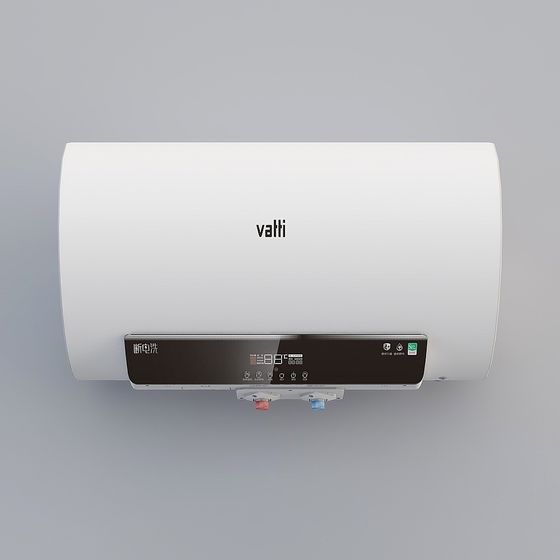 Huadi Electric Water Heater 3D Model in Beige