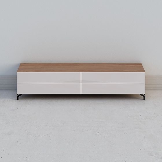Modern Minimalist TV Cabinet 3D model