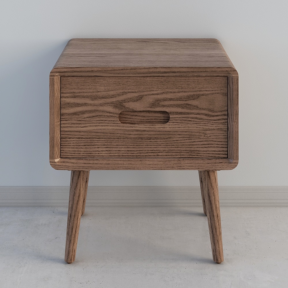 Mobili Nordic in legno urbano - WST035 - Tavolino da notte