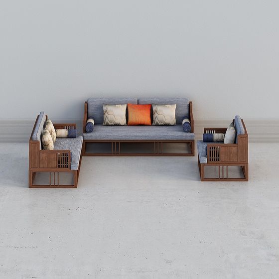 Contemporary Urban Sofa 3D model for Modern Spaces