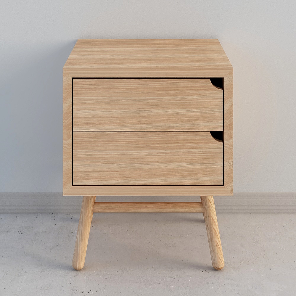 Waiting for people to pick up halibut bedside table oak