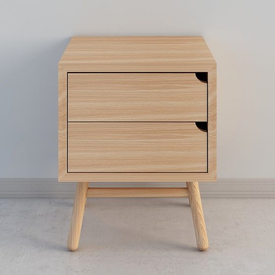 Urban Elegance Bedside Table 3D model
