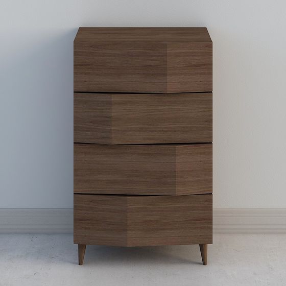 Stylish Urban Window Nightstand 3D model