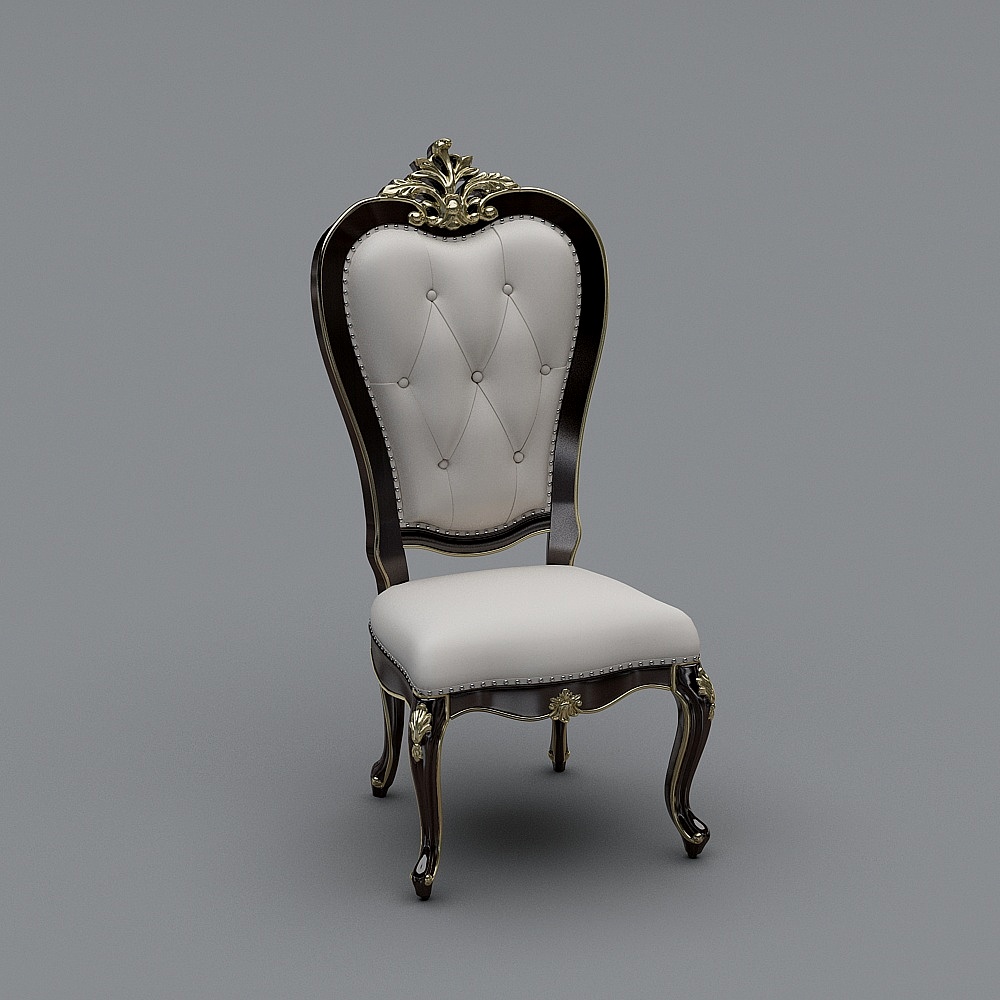 Royal Chair 3D Model - Classic Meets Modern