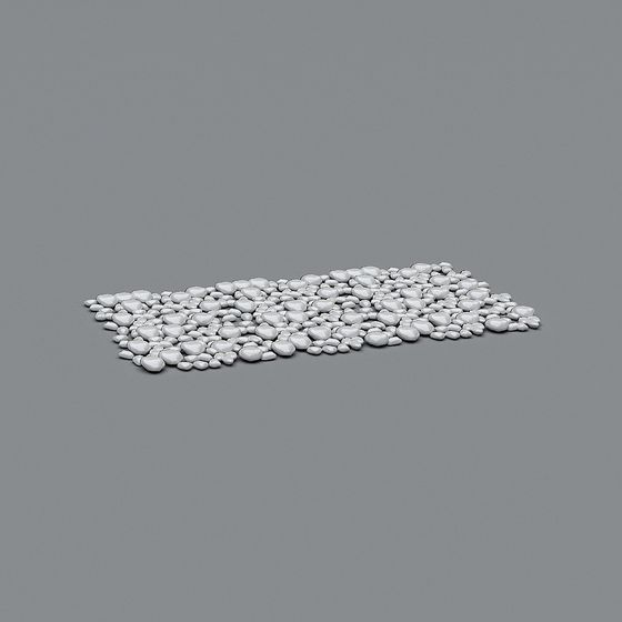 Realistic Low-Poly Pebble Pile 3D Model