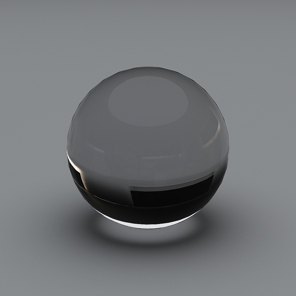 Sphere 3D Model: Low Poly High Detail Design