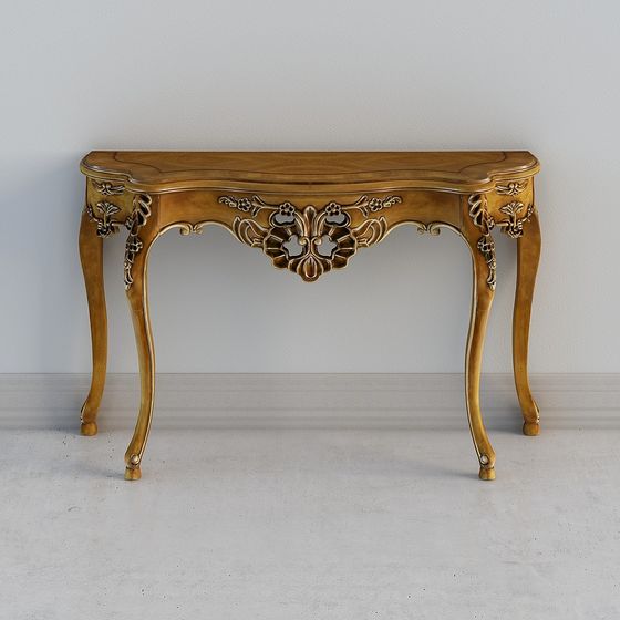 Elegant Vintage Table 3D model