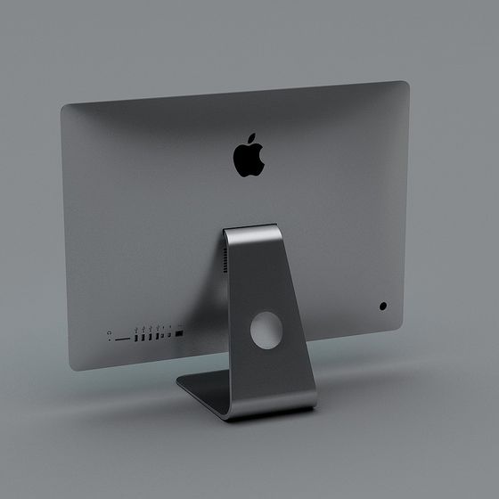 Low-Poly iMac 3D Model Design