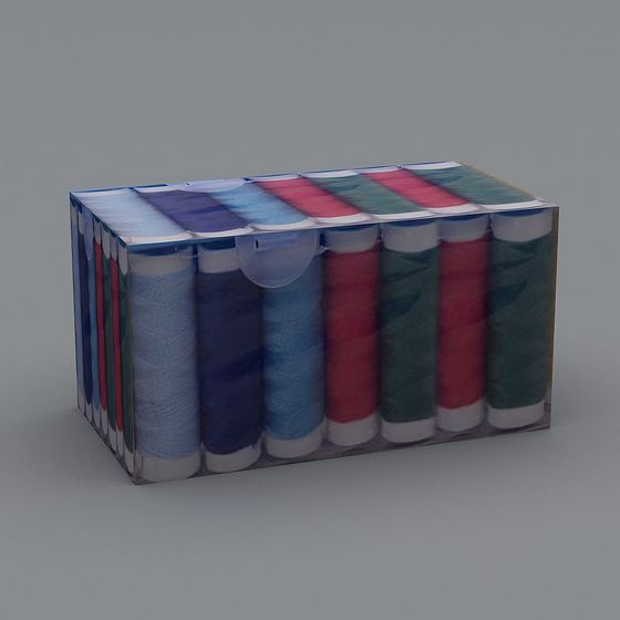 Sewing Thread Box 3D model