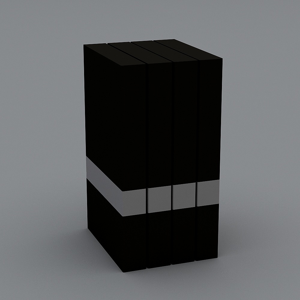 Black Ornaments 3D Model