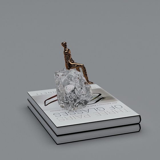 Ice Dance 3D Model with Unique Design