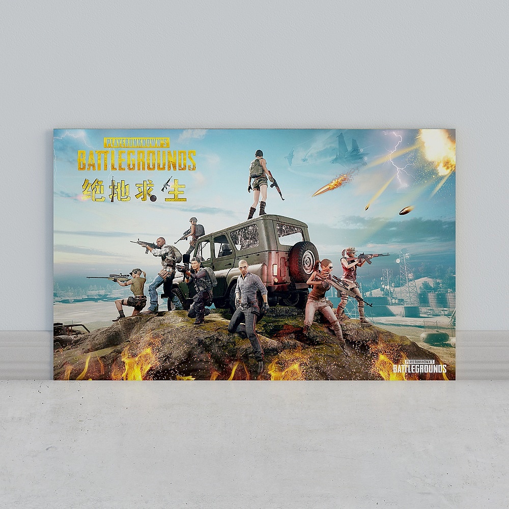 Survival Battle 3D Model Inspired by PUBG