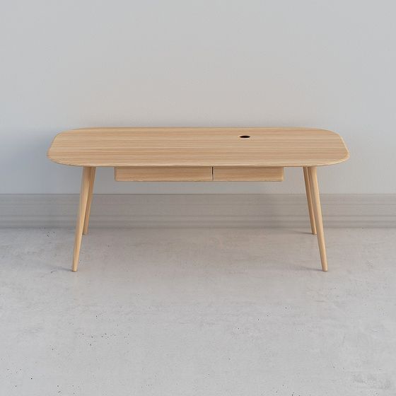 Visual Reference: Scandinavian Style Desk 3D Model