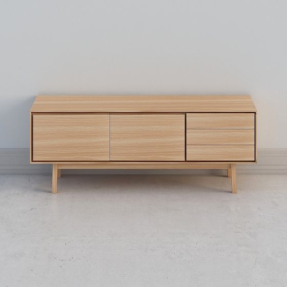 City Light TV Stand 3D model