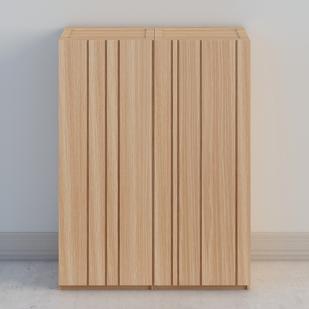 Waiting for a person to pick up a forest wardrobe Oak